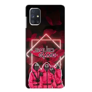 Чохол Гра в кальмара для Samsung Galaxy M51 (Охоронці Гра кальмара)