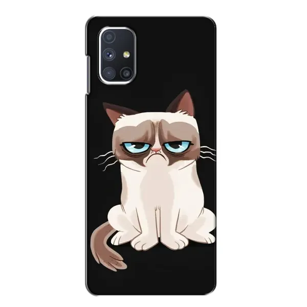Чехол с принтом «Грустный кот» для Samsung Galaxy M51 Чехол с принтом «Грустный кот» для Samsung Galaxy M51