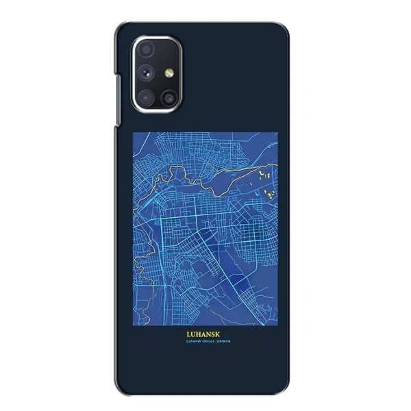 Чохол з принтом «Луганськ» для Samsung Galaxy M51