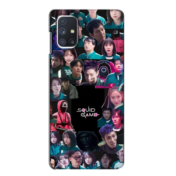 Чохол з принтом «Колаж Гра кальмара» для Samsung Galaxy M51