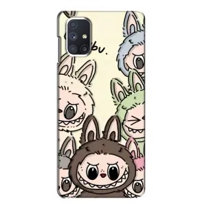Чохол з Лабубу на Samsung Galaxy M51 (Золота мавпа Bored Ape)