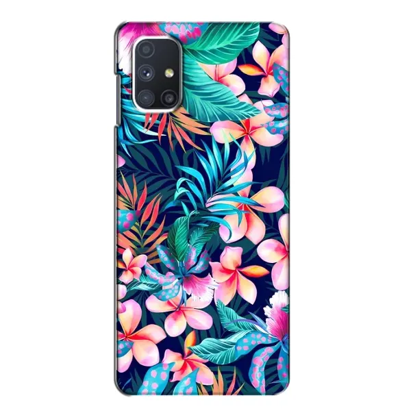 Чехол с принтом «Красочные цветы» для Samsung Galaxy M51