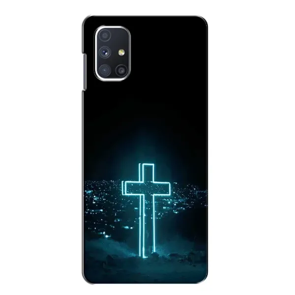 Чехол с принтом «Крест и город» для Samsung Galaxy M51