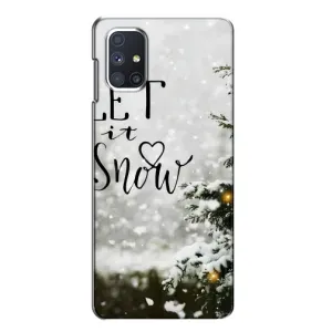 Новорічні, Святкові Чохли для Samsung Galaxy M51 - 2024 год (Let it snow)