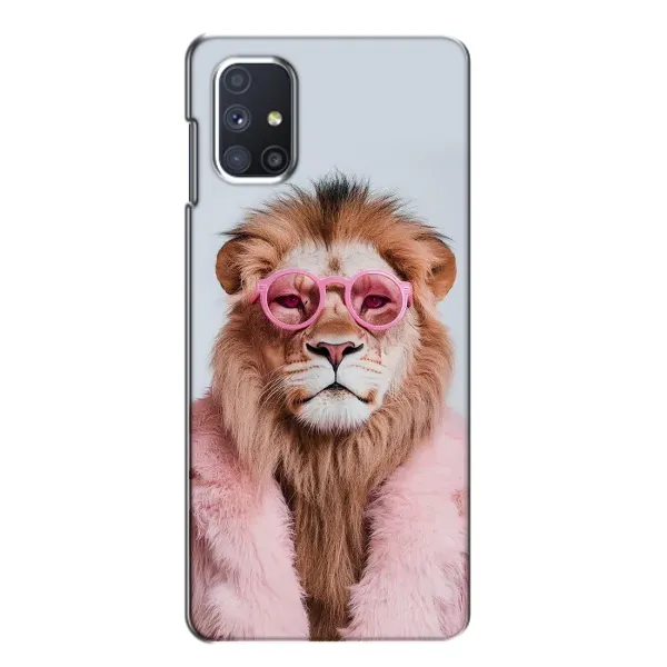 Чехол с принтом «Лев в очках» для Samsung Galaxy M51 Чехол с принтом «Лев в очках» для Samsung Galaxy M51