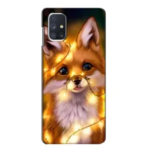Чохли з картинкою Лисичка для Samsung Galaxy M51 (VPrint) (Лисичка в гірляндах)