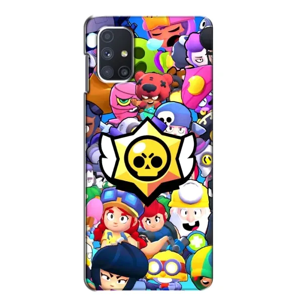 Чехол с принтом «Лого Brawl Stars» для Samsung Galaxy M51