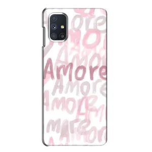 Чохол з розовим принтом для Samsung Galaxy M51 (Аморе любов)