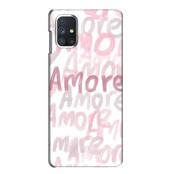 Чехол с принтом «Аморе любовь» для Samsung Galaxy M51 Чехол с принтом «Аморе любовь» для Samsung Galaxy M51