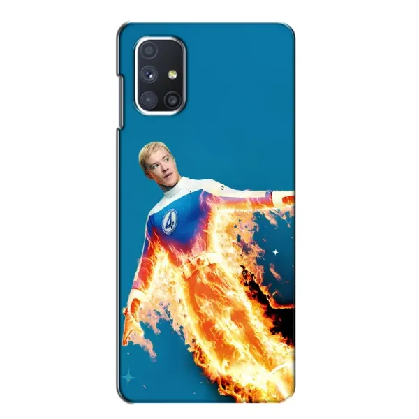 Чохол з принтом «Людина-факел у вогні» для Samsung Galaxy M51 Чохол з принтом «Людина-факел у вогні» для Samsung Galaxy M51