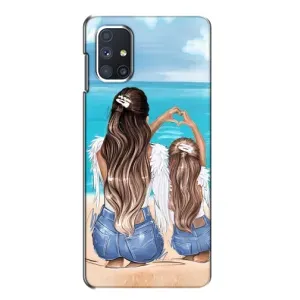 Чохол з друком для Samsung Galaxy M51 - (Мама з дитинкою) (AlphaPrint) (Мама з донькою)