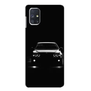 Чехол для Самсунг М51 - с принтом БМВ (AlphaPrint) (Машина BMW)