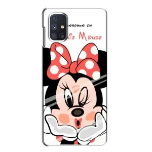 Эксклюзивный чехол для Samsung Galaxy M51 (AlphaPrint - Мультяшные) (Маус Минни)