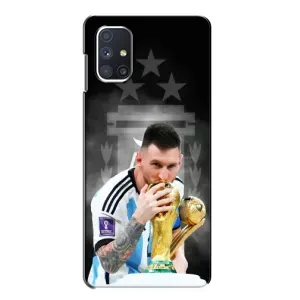 Чехлы для Samsung Galaxy M51 (Leo чемпион) (AlphaPrint) (Месси Чемпион)