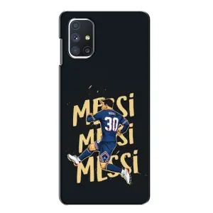 Чехлы для Samsung Galaxy M51 (Leo чемпион) (AlphaPrint) (Messi ПСЖ)