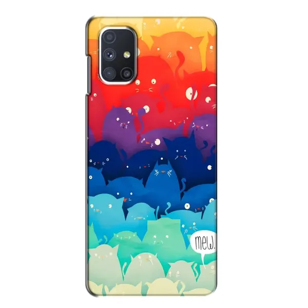Чехол с принтом «Mew» для Samsung Galaxy M51