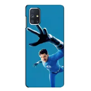 Чохол з принтом Фантастична четвірка для Samsung Galaxy M51 (Містер Фантастік супергерой)