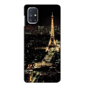 Чохол Ейфелева Вежа Samsung Galaxy M51 - (AlphaPrint) (Нічний Париж)