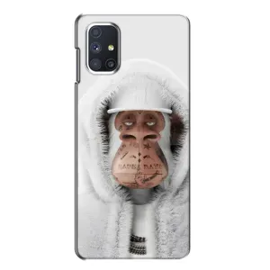 Чехлы с Обезьянами NFT для Samsung Galaxy M51 (AlphaPrint) (обезьяна NFT в тату)