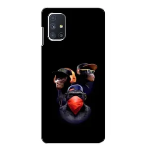 Чохол з Мавпами Samsung Galaxy M51 - (AlphaPrint) (Три мавпи)