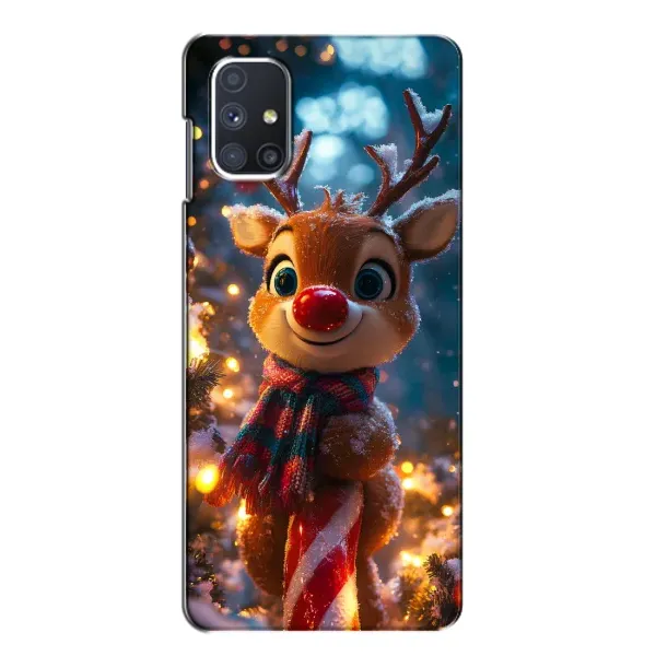 Чохол з принтом «Олень з шарфом» для Samsung Galaxy M51