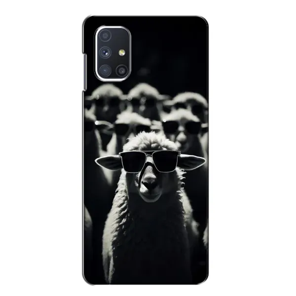 Чехол с принтом «Овечка в очках» для Samsung Galaxy M51 Чехол с принтом «Овечка в очках» для Samsung Galaxy M51