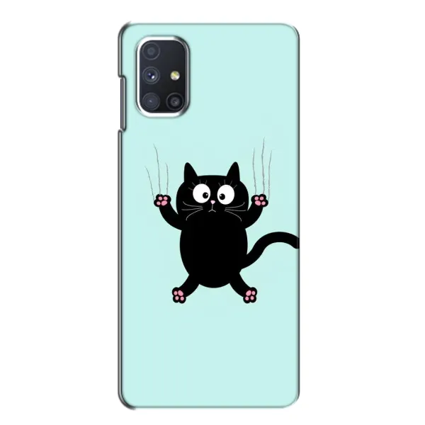 Чехол с принтом «Падающий кот» для Samsung Galaxy M51 Чехол с принтом «Падающий кот» для Samsung Galaxy M51