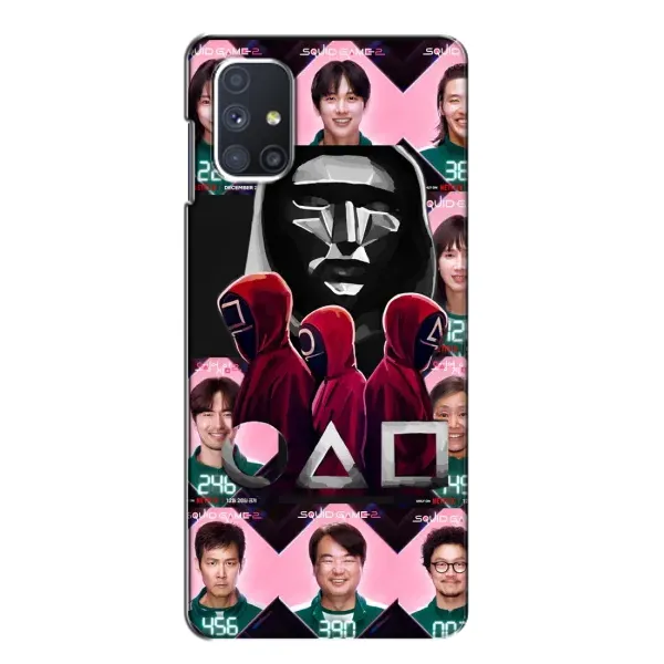 Чохол з принтом «Учасники Гра кальмара» для Samsung Galaxy M51