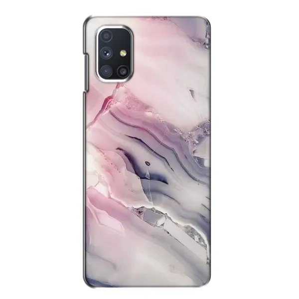 Чехол с принтом «Пурпурный Мрамор» для Samsung Galaxy M51