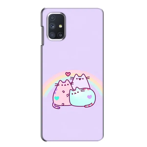 Чехол с принтом «Радужные котики» для Samsung Galaxy M51