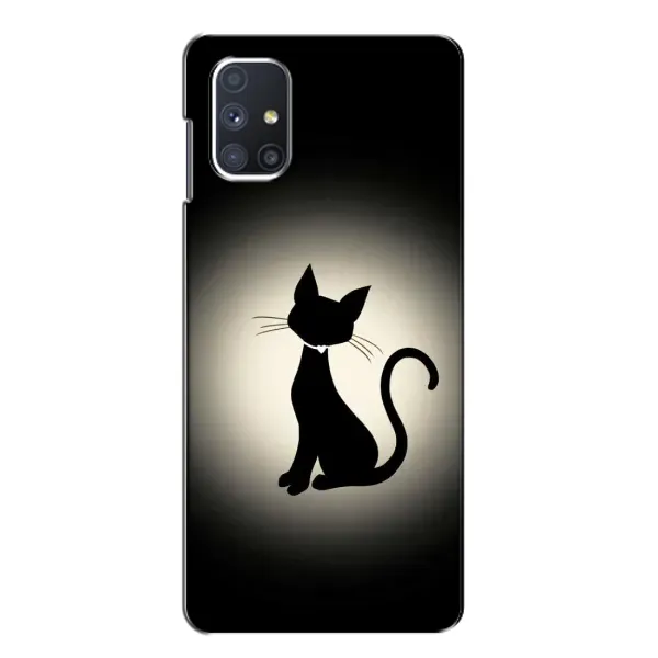 Чехол с принтом «Силуэт котика» для Samsung Galaxy M51 Чехол с принтом «Силуэт котика» для Samsung Galaxy M51