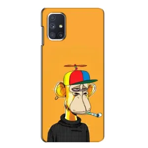 Чехлы с Обезьянами NFT для Samsung Galaxy M51 (AlphaPrint) (Скучающая Обезьяна NFT)