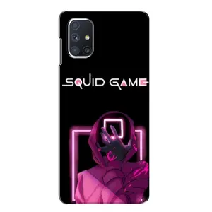 Чохол Гра в кальмара для Samsung Galaxy M51 (Неоновий охоронець гри)