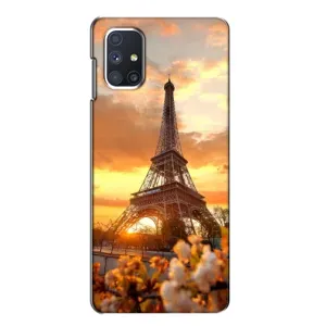 Чохол Ейфелева Вежа Samsung Galaxy M51 - (AlphaPrint) (Сонячня вежа)