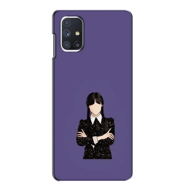 Чехол с принтом «Уэнздей в черном» для Samsung Galaxy M51