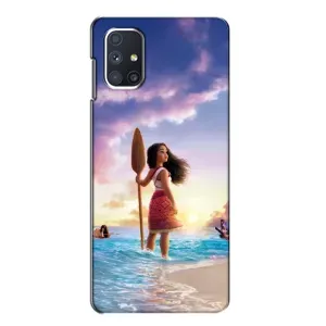 Чохол з мультфільмом Ваяна Samsung Galaxy M51 (Моана з веслом)