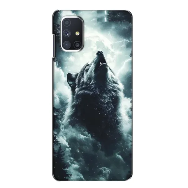 Чохол з принтом «Вовк у хмарах» для Samsung Galaxy M51 Чохол з принтом «Вовк у хмарах» для Samsung Galaxy M51