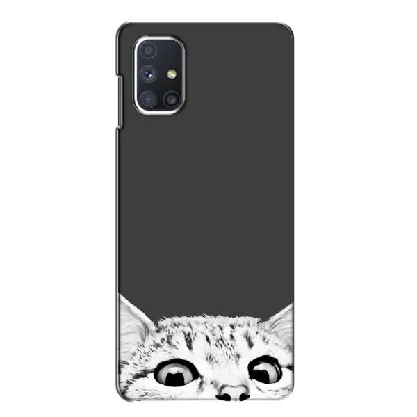 Чехол с принтом «Выглядывает кот» для Samsung Galaxy M51