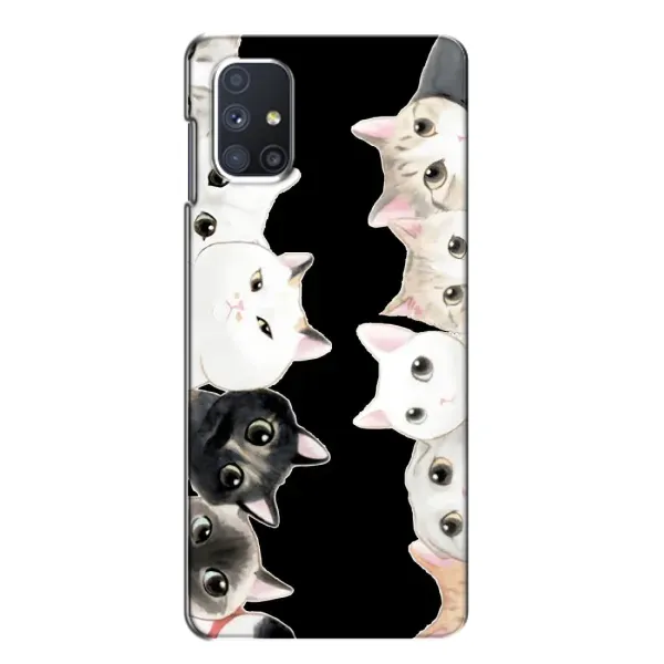 Чехол с принтом «Взгляд котов» для Samsung Galaxy M51