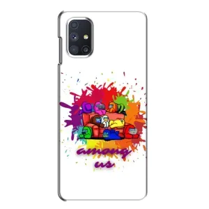 Чехол Амонг Ас для Samsung Galaxy M51 (AlphaPrint) (Яркий АмонгАс)