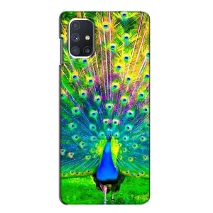 Чохол з пташками на Samsung Galaxy M51 (VPrint) (Яскравий Павлин)