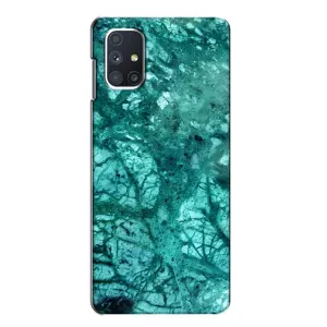 Мраморний чехол на Samsung Galaxy M51 (VPrint) (Зелений мрамор)