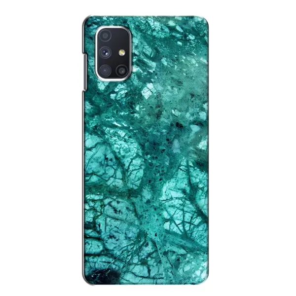 Чехол с принтом «Зеленый мрамор» для Samsung Galaxy M51