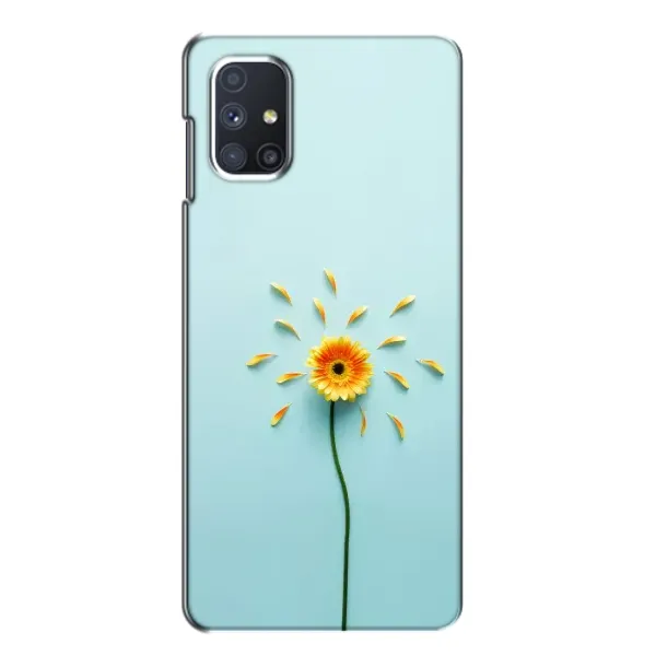 Чехол с принтом «Желтый цветок» для Samsung Galaxy M51 Чехол с принтом «Желтый цветок» для Samsung Galaxy M51