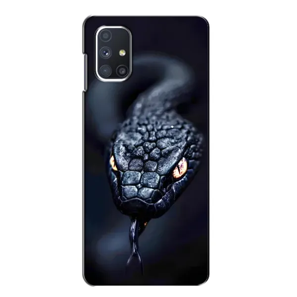 Чохол з принтом «Чорна змія» для Samsung Galaxy M51 Чохол з принтом «Чорна змія» для Samsung Galaxy M51