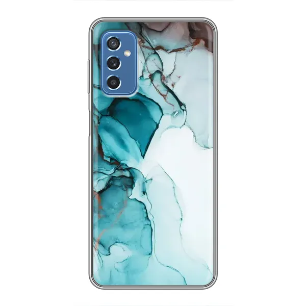 Чохол з принтом «Бірюзовий мрамор» для Samsung Galaxy M52 5G (M526) Чохол з принтом «Бірюзовий мрамор» для Samsung Galaxy M52 5G (M526)