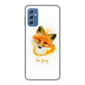 Чехлы с картинкой Лисички для Samsung Galaxy M52 5G (M526) (VPrint) (Девочка Лиса)