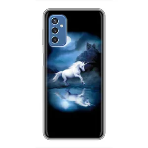 Чехол для Самсунг М52 (5G) - (Единорожки - Новинки) (AlphaPrint) (Единорог)