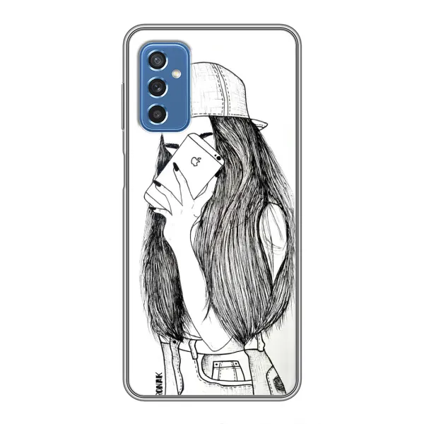 Чохол з принтом «Фото дівчини» для Samsung Galaxy M52 5G (M526)