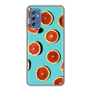 Чехлы с Фруктами для Samsung Galaxy M52 5G (M526) (VPrint) (Грейпфрут)